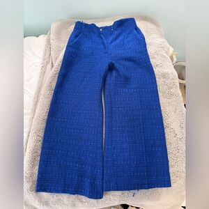 Zara blue twill pants